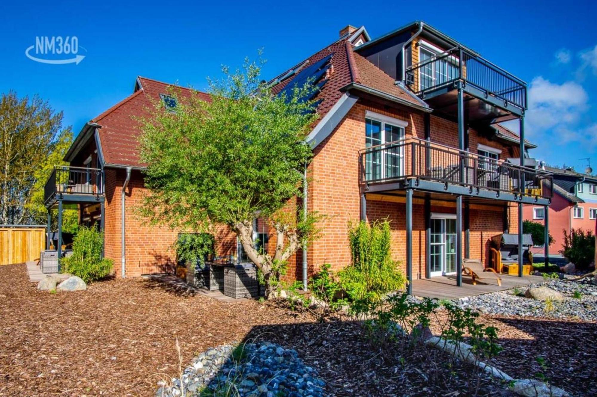 Traumhaftes Appartement Mit Balkon - Odins Blick Wohnung 6 - Mit Privatstrand, Sauna Lobbe Exteriér fotografie