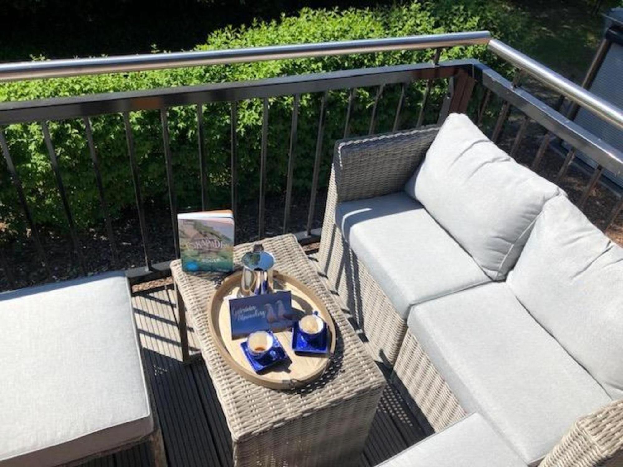 Traumhaftes Appartement Mit Balkon - Odins Blick Wohnung 6 - Mit Privatstrand, Sauna Lobbe Exteriér fotografie
